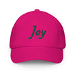 Joy In Emerald Embroidery on Kids Baseball Cap