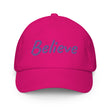 Believe In Amethyst Embroidery on Kids Baseball Cap