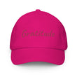 Gratitude In Star Rose Quartz Embroidery on Kids Baseball Cap