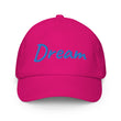 Dream In Sapphire Embroidery on Kids Baseball Cap