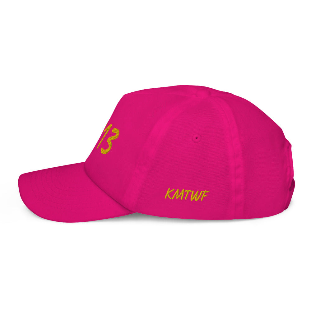 5813 In Gold Embroidery on Kids Baseball Cap