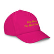 Keep Moving The World Forward In Gold Embroidery on Kids Baseball Cap