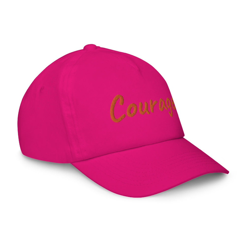 Courage In Amber Embroidery on Kids Baseball Cap