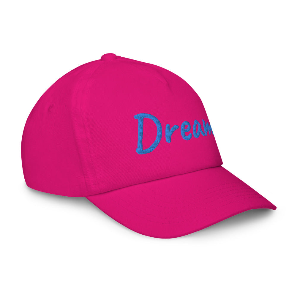 Dream In Sapphire Embroidery on Kids Baseball Cap