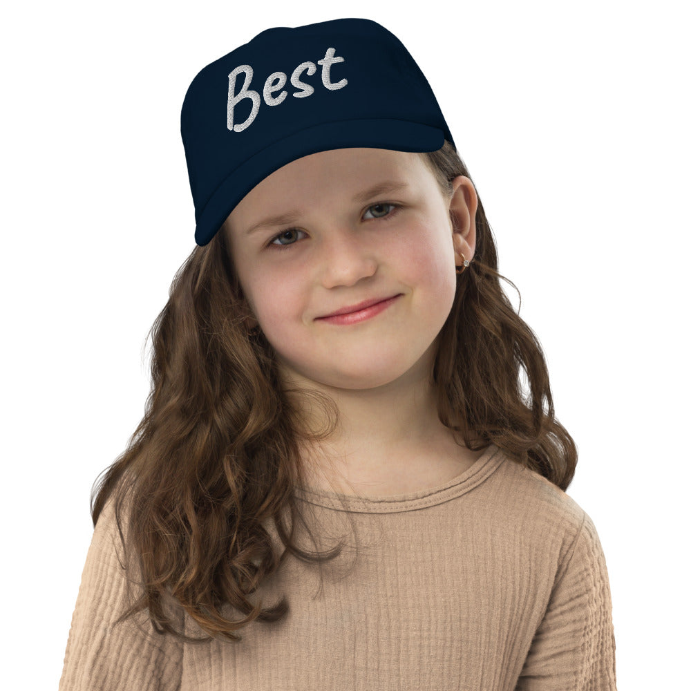 Best In Diamond Embroidery on Kids Baseball Cap