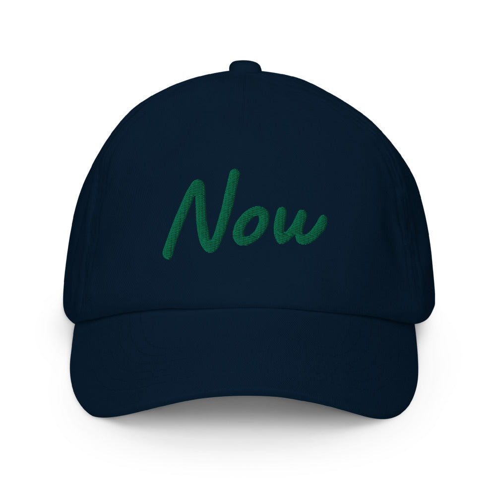 Now In Emerald Embroidery on Kids Baseball Cap