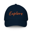 Explore In Amber Embroidery on Kids Baseball Cap