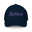 Believe In Amethyst Embroidery on Kids Baseball Cap