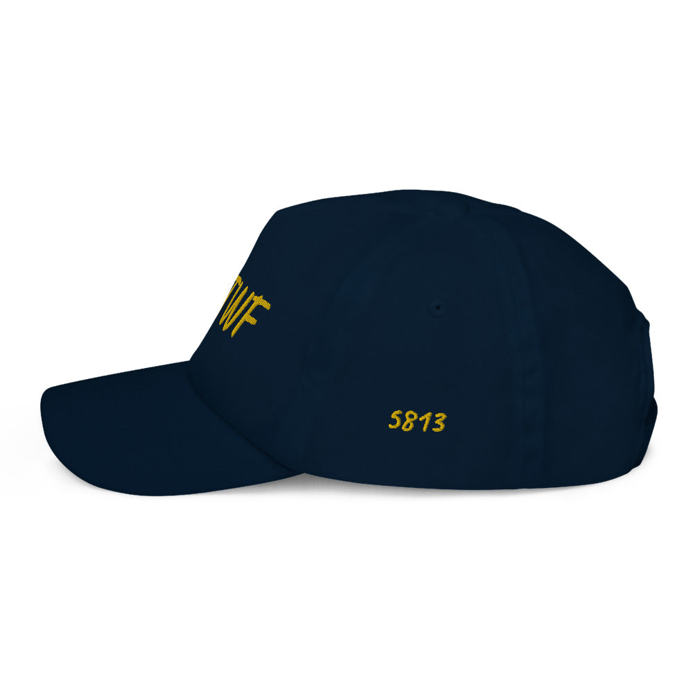 KMTWF In Gold Embroidery on Kids Baseball Cap