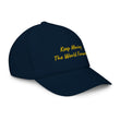 Keep Moving The World Forward In Gold Embroidery on Kids Baseball Cap