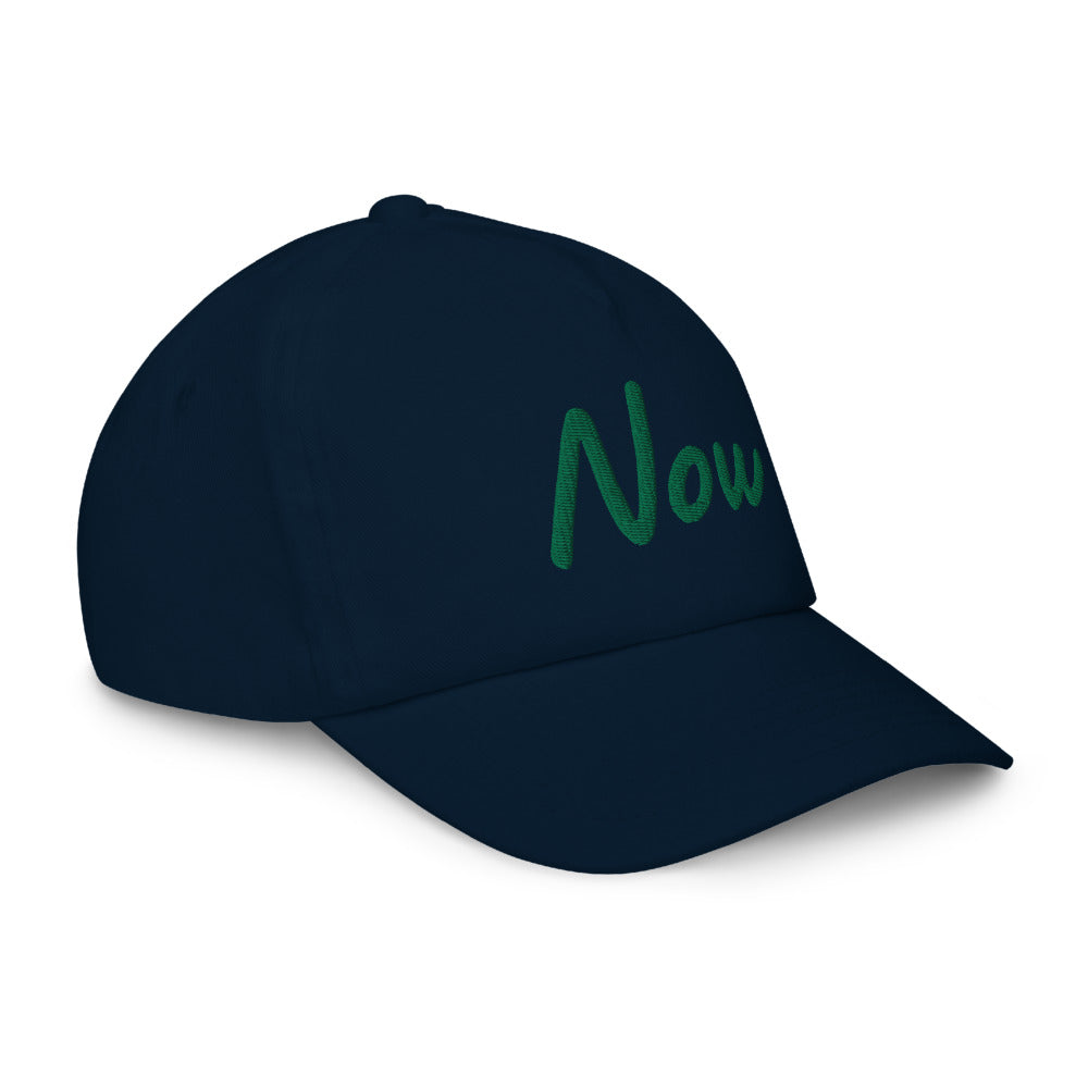 Now In Emerald Embroidery on Kids Baseball Cap