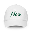 Now In Emerald Embroidery on Kids Baseball Cap