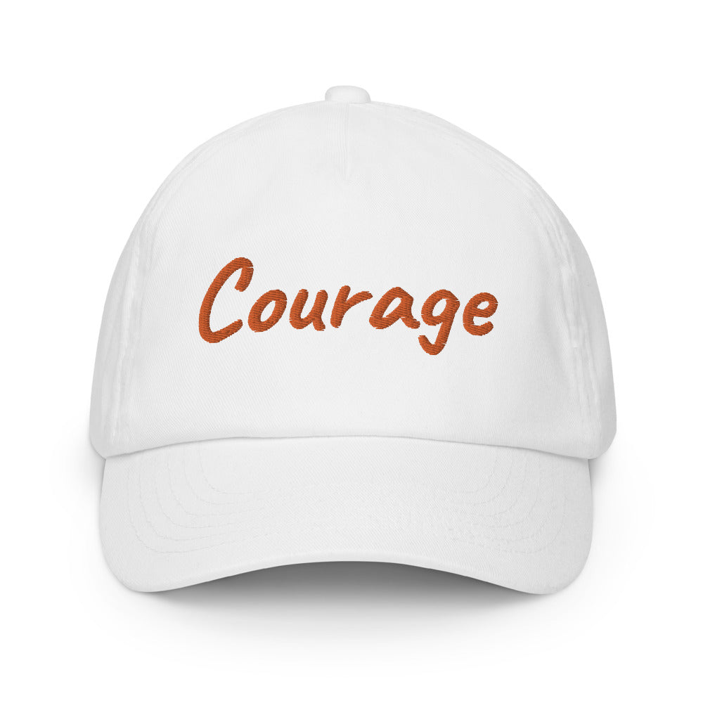 Courage In Amber Embroidery on Kids Baseball Cap