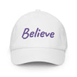 Believe In Amethyst Embroidery on Kids Baseball Cap