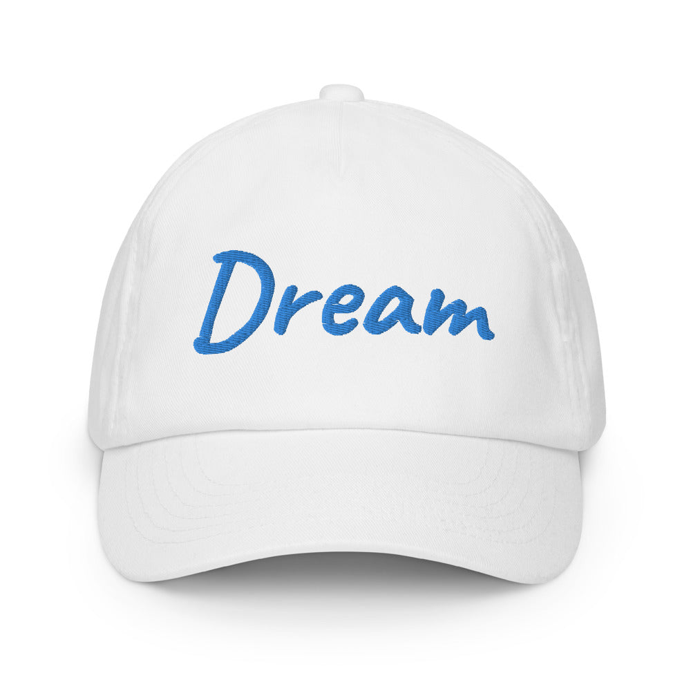 Dream In Sapphire Embroidery on Kids Baseball Cap