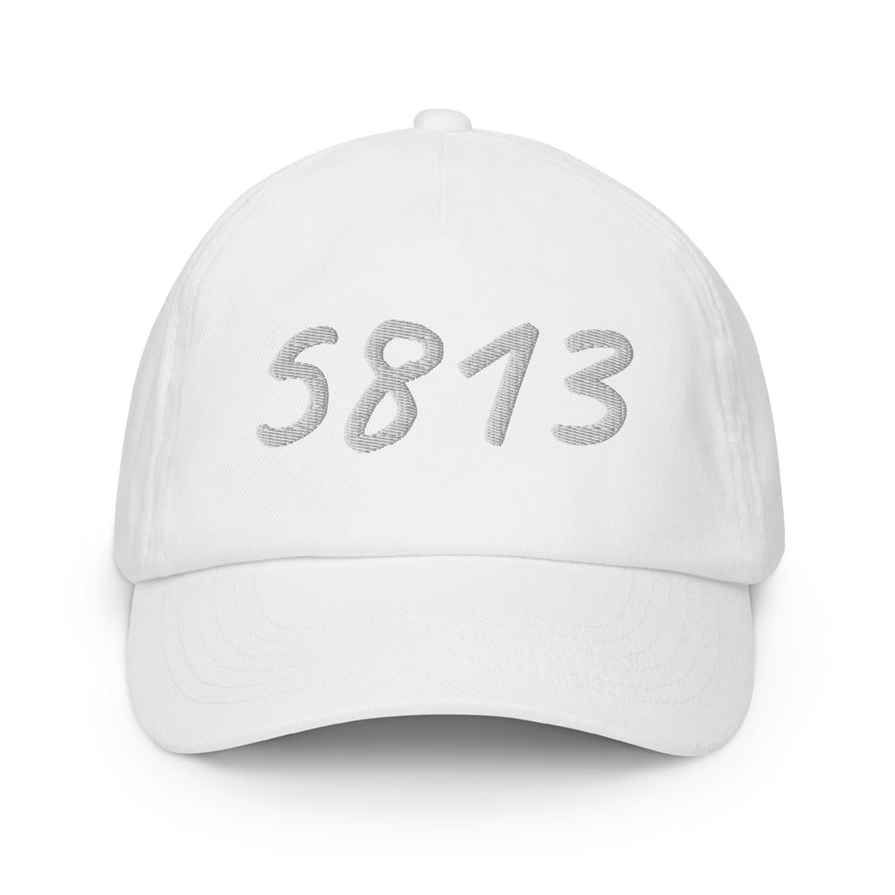 5813 In Pearl Embroidery on Kids Baseball Cap