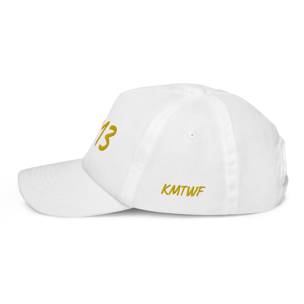 5813 In Gold Embroidery on Kids Baseball Cap