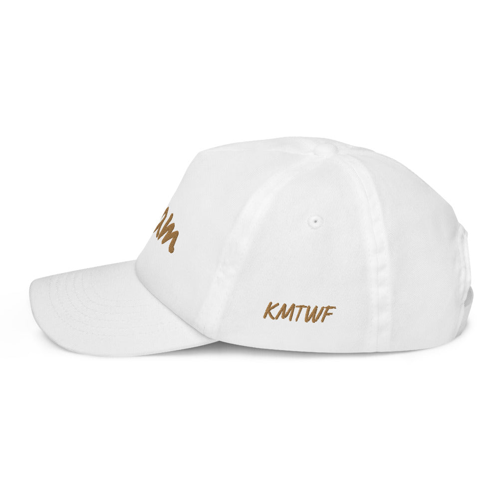 Team In Celluloid Embroidery on Kids Baseball Cap