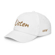 Listen In Copper Embroidery on Kids Baseball Cap