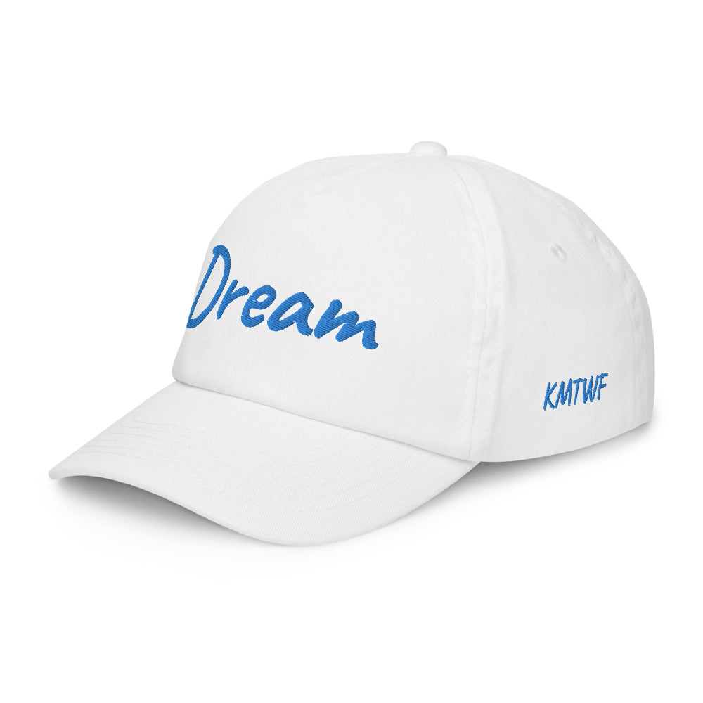 Dream In Sapphire Embroidery on Kids Baseball Cap