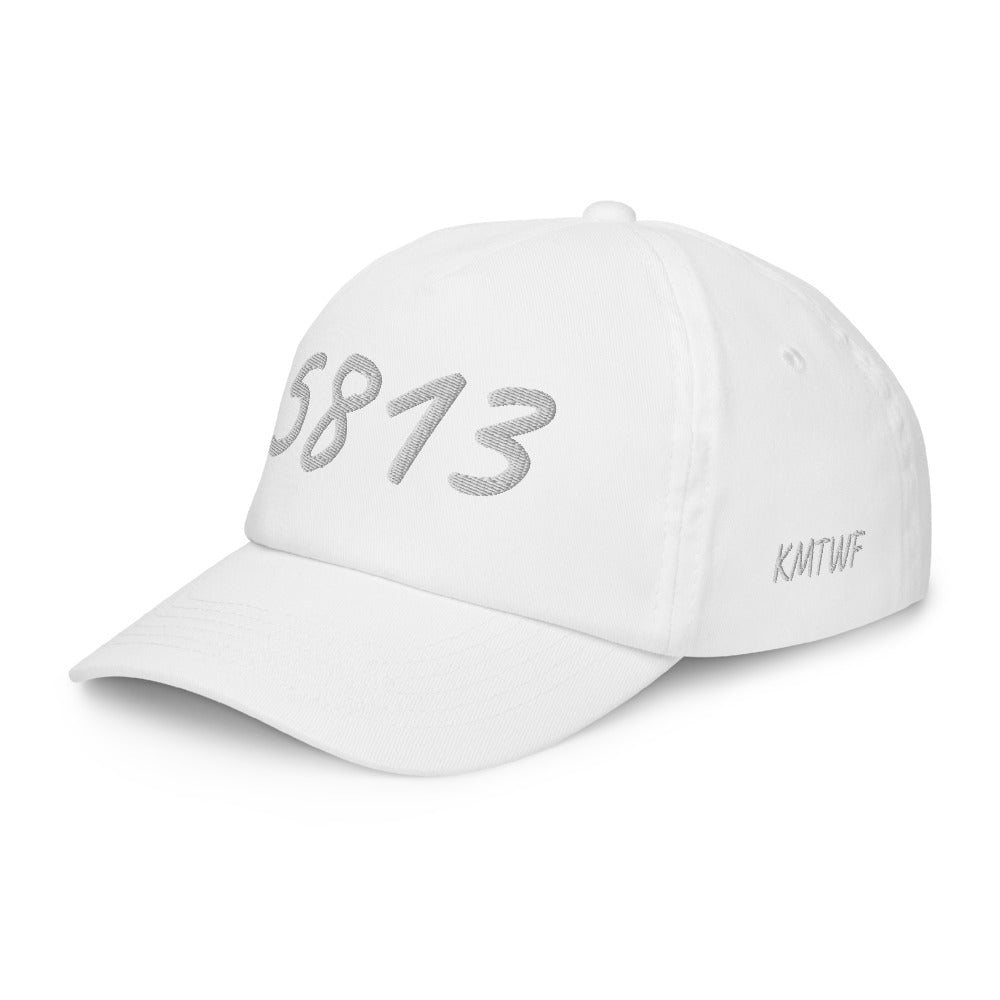 5813 In Pearl Embroidery on Kids Baseball Cap