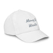 Money & Wealth In Silver Embroidery on Kids Baseball Cap