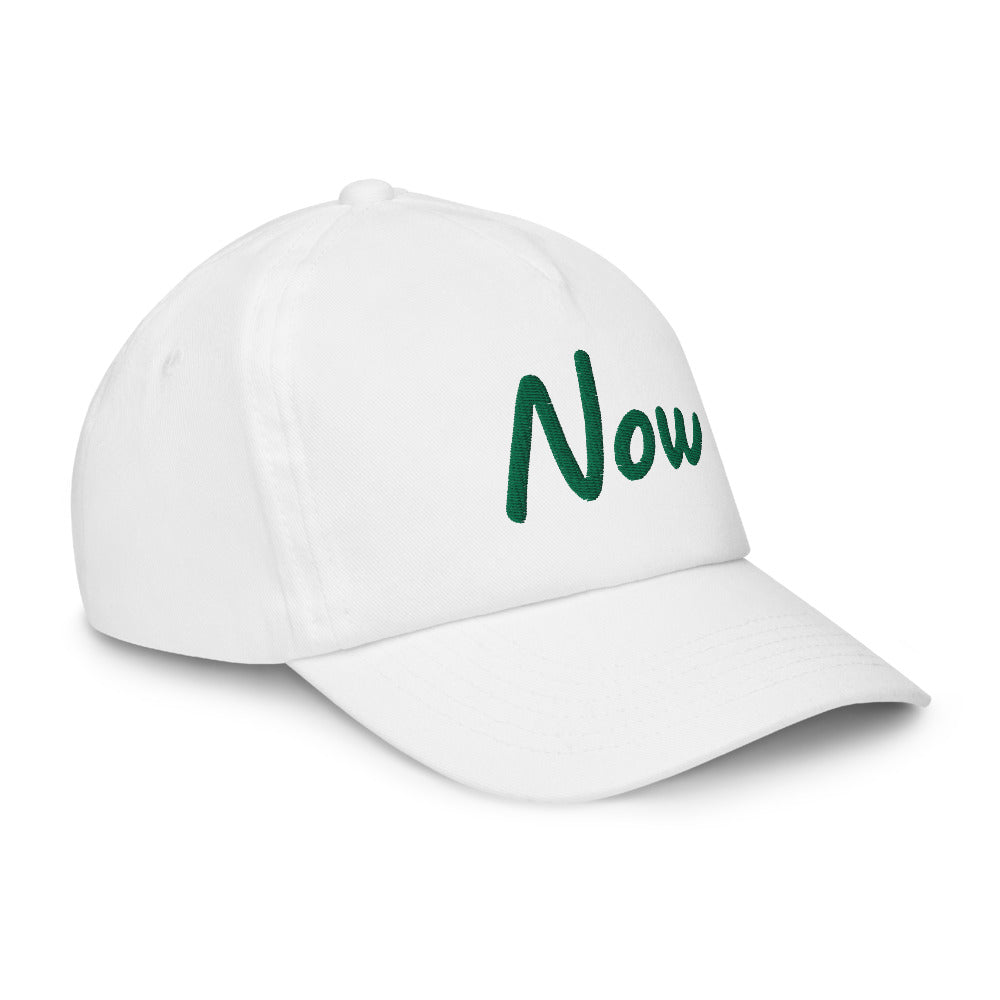 Now In Emerald Embroidery on Kids Baseball Cap