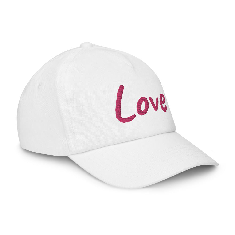 Love In Star Rose Quartz Embroidery on Kids Baseball Cap