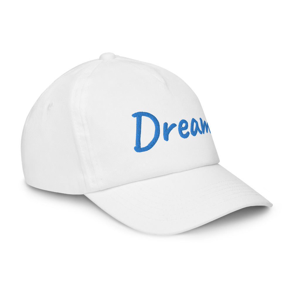 Dream In Sapphire Embroidery on Kids Baseball Cap