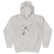 Walk With A Purpose Haiku With Dragonfly on Kids Hoodie