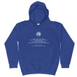 Binary Instructions To Keep Moving The World Forward With Venusian Earth In White on Kids Hoodie