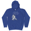 Lead By Example Haiku With Mountain Shrines on Kids Hoodie