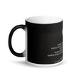 Binary Instructions To Keep Moving The World Forward With Venusian Earth In White on Matte Black Magic Mug