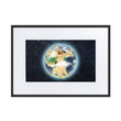 Vitruvian Earth on Matte Paper Poster With Mat - Framed