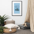 Remember Your Heritage Haiku With Trees on Matte Paper Poster With Mat - Framed