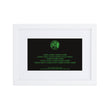 Binary Instructions To Keep Moving The World Forward With Venusian Earth In Green on Matte Paper Poster With Mat - Framed