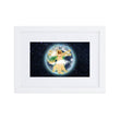 Vitruvian Earth on Matte Paper Poster With Mat - Framed