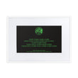 Binary Instructions To Keep Moving The World Forward With Venusian Earth In Green on Matte Paper Poster With Mat - Framed