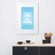 Word Clouds To Keep Moving The World Forward on Matte Paper Poster With Mat - Framed