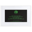 Binary Instructions To Keep Moving The World Forward With Venusian Earth In Green on Matte Paper Poster With Mat - Framed