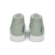 Love Gratitude Peace Harmony Haiku With Bamboo on Men's High Top Canvas Shoes