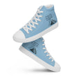 Dream Bigger Haiku With Mountains on Men's High Top Canvas Shoes