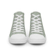 Love Gratitude Peace Harmony Haiku With Bamboo on Men's High Top Canvas Shoes