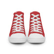 Life Is An Encore Haiku With Wren on Men's High Top Canvas Shoes