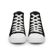 Lead By Example Haiku With Mountain Shrines on Men's High Top Canvas Shoes