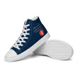 Believe To Win Haiku With Sun Tree on Men's High Top Canvas Shoes