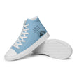 Dream Bigger Haiku With Mountains on Men's High Top Canvas Shoes