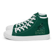 Always Win Now Haiku With Butterfly on Men's High Top Canvas Shoes