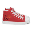 Life Is An Encore Haiku With Wren on Men's High Top Canvas Shoes