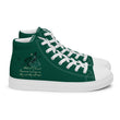 Always Win Now Haiku With Butterfly on Men's High Top Canvas Shoes